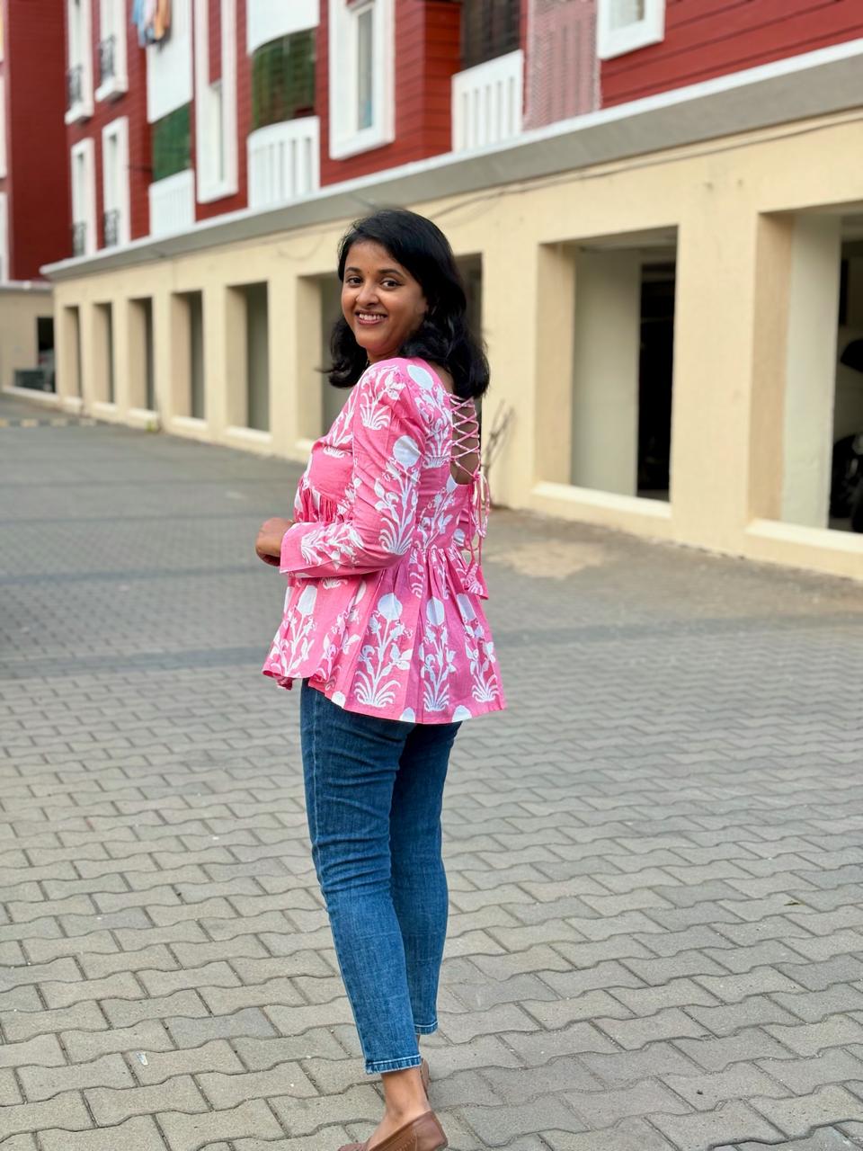 Peplum Top- Jaipur