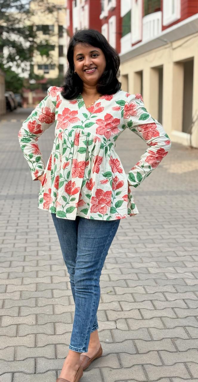 Peplum Top- Jaipur